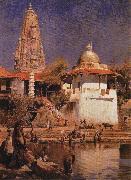 Edwin Lord Weeks The Temple and Tank of Walkeshwar at Bombay USA oil painting artist
